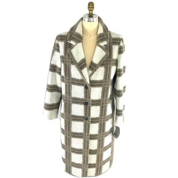 carter plaid teddy coat